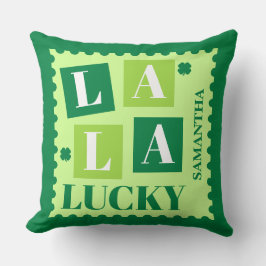La La Lucky St. Patrick’s Day Personalized Kissen