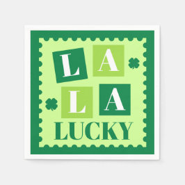 La La Lucky St. Patrick’s Day Serviette