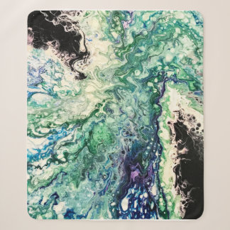 La Laguna malt aquamarin Schwarz Sherpadecke