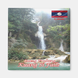 LA - Laos - Luang Prabang - Kuang Si Falls Magnet