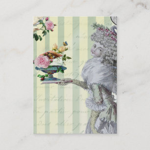 La Lettre D’amour mit thanks/swing-tag Visitenkarte