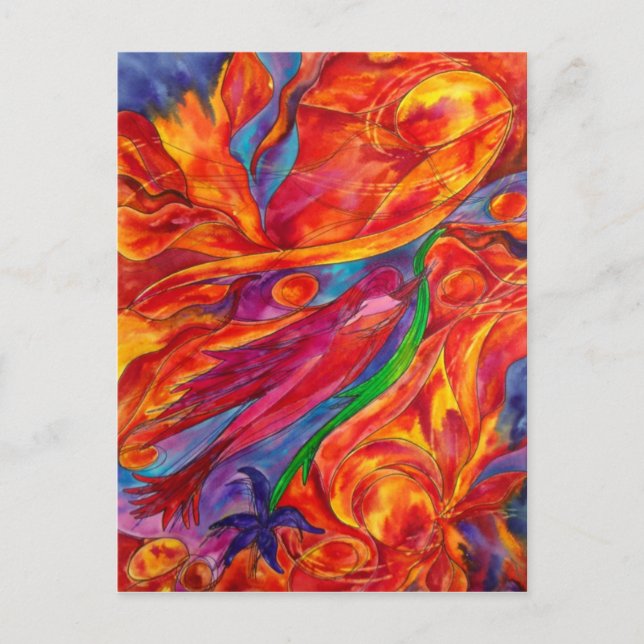 "La Libertad de un Pájaro" Postkarte (Vorderseite)