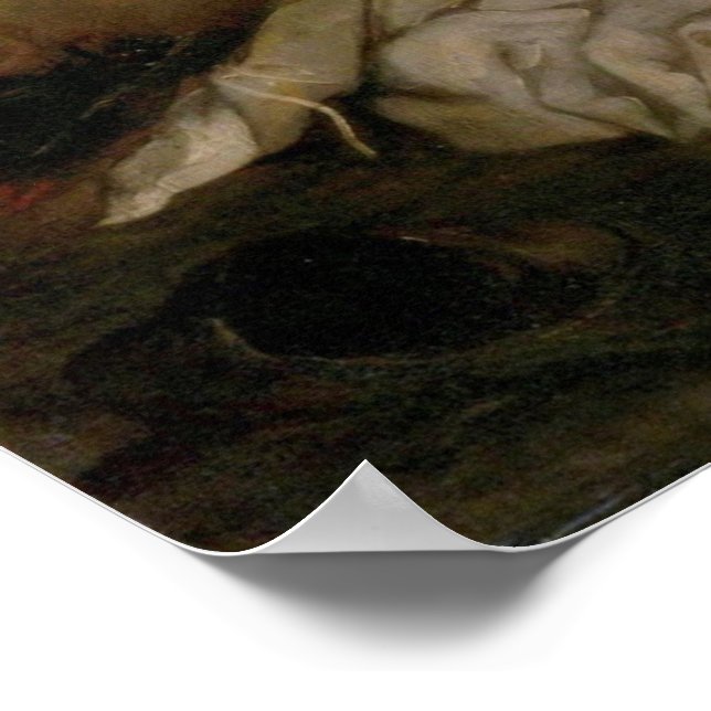 La Liberté guidant le peuple - Eugène Delacroix Poster (Ecke)