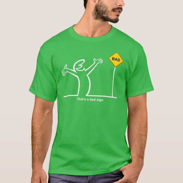 La Linea Schlechtes Zeichen vintage T-Shirt (Vorderseite)