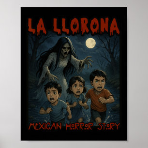 La Llorona mexikanisches Phantastisches Spanisches Poster