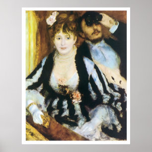 La Loge, Pierre-Auguste Renoir 1874 Poster
