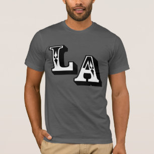 ・°_§LA Logo Stilvolle Bella Leinwand Basic T-Shirt