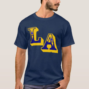 •°♥§LA Logo Stylisches Casual Dunkles T-Shirt§♥°• T-Shirt