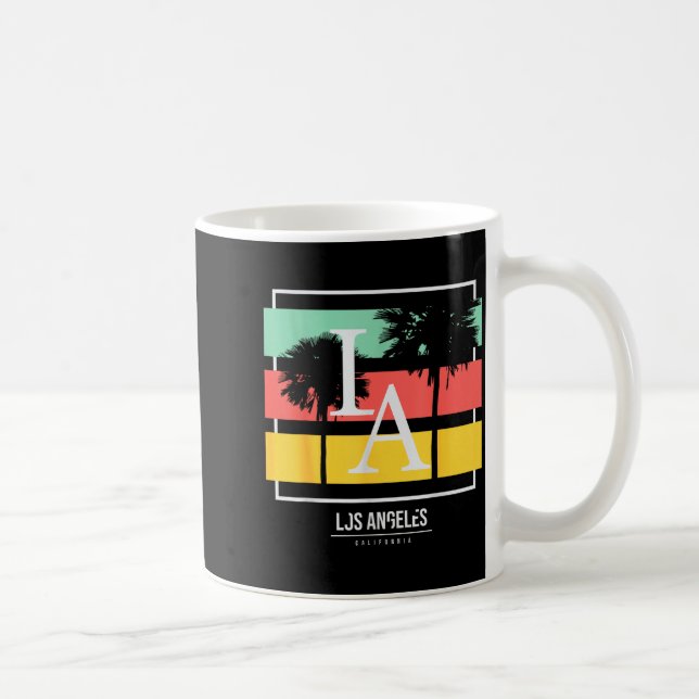 La Los Angeles California  Kaffeetasse (Rechts)