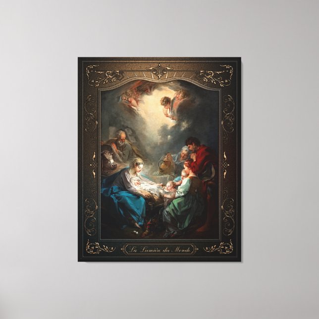 La Lumière du Monde von François Boucher Leinwanddruck (Vorderseite)