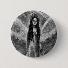 La Luna Dark Angel Fairy Goth Woman Originelle Kun Button
