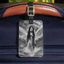 La Luna Dark Angel Fairy Woman Goth Fantasy Art
