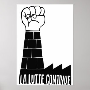 La lutte continue poster
