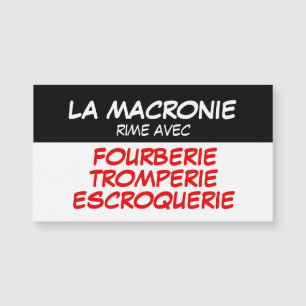 La Macronie Tromperie Escroquerie Carte Magnetique Magnetkarte