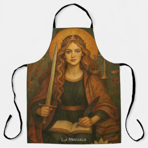 La Macuca Pre-Raphaelite Stil Schürze