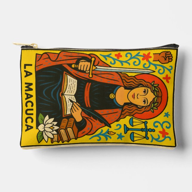 La Macuca Tarot Loteria Card Postbeutel Zubehörtasche (Vorderseite)