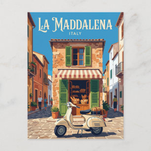 La Maddalena Stadt Italien Postkarte
