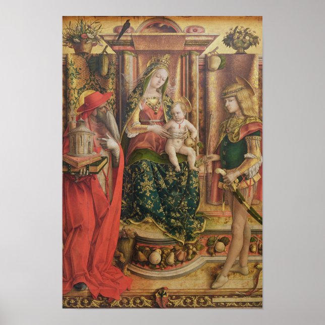 La Madonna della Rondine, nach 1490 Poster (Vorne)