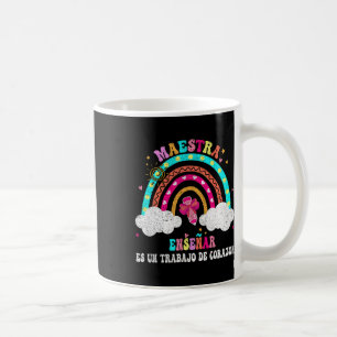 La Maestra Zweisprachige Spanischlehrerin für Frau Kaffeetasse