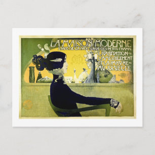 La Maison Moderne - Vintag 1905 Postkarte