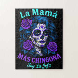 La Mamá Más Chingona Funny Spanish Mama Puzzle