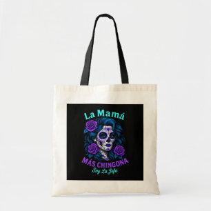La Mamá Más Chingona Funny Spanish Mama Tragetasche