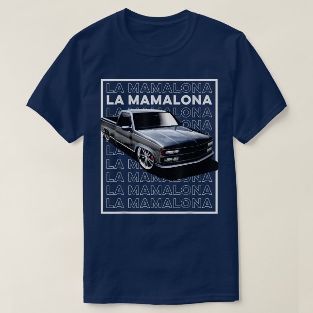 La Mamalona 90er OBS LKW Design T-Shirt (Design vorne)