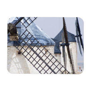 La Mancha, Spanien. Don Quijote kämpfte bekanntlic Magnet