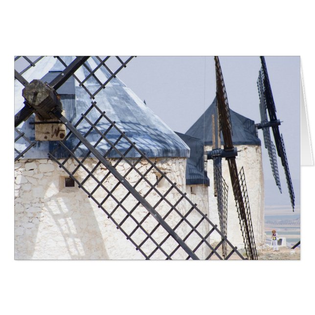 La Mancha, Spanien. Don Quixote ist berühmt dafür, (Vorderseite (Horizontal))