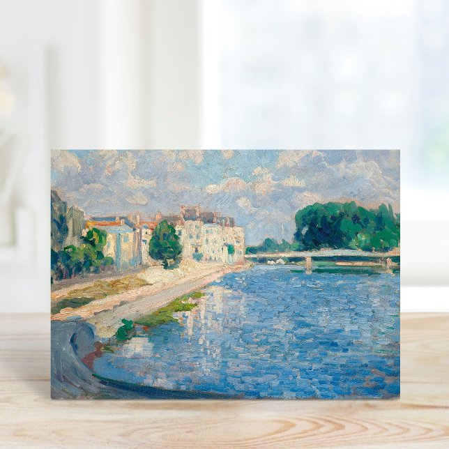 La Marne à Lagny | Henri Lebasque Karte (Von Creator hochgeladen)