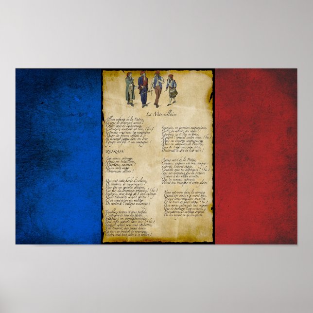 La Marseillaise Poster (Vorne)