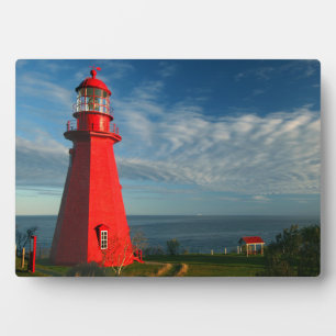 La Martre Lighthouse   Matane auf dem Gaspe Fotoplatte
