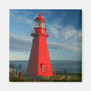 La Martre Lighthouse   Matane auf dem Gaspe Magnet