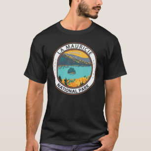 La Mauricie Nationalpark Travel Art Vintages Abzei T-Shirt