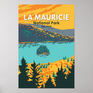 La Mauricie Nationalparkprojekt des Travel Art Vin Poster