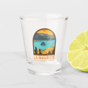 La Mauricie Nationalparkprojekt des Travel Art Vin Schnapsglas