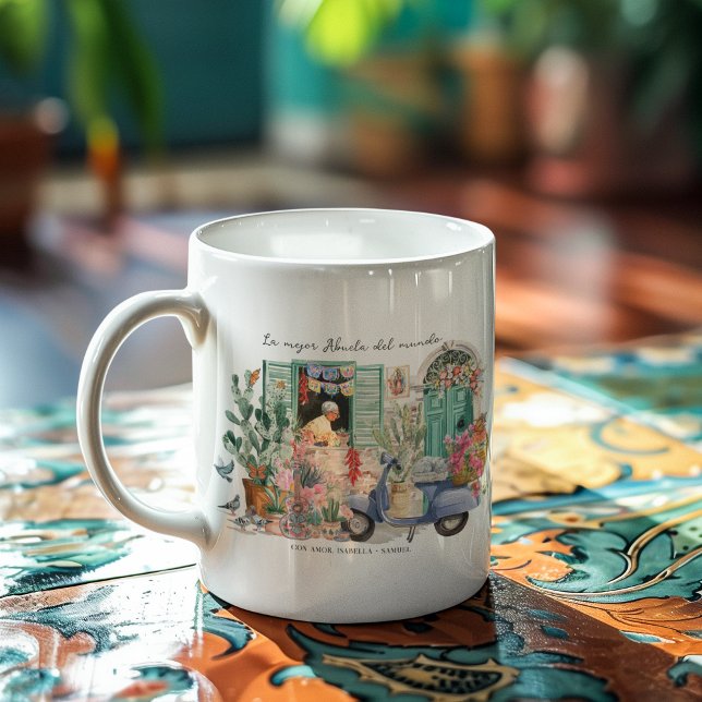 La Mejor Abuela del Mundo | Personalized Kaffeetasse (Von Creator hochgeladen)