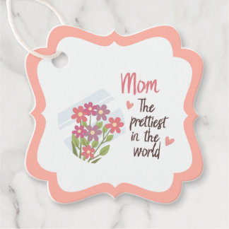 La mejor etiqueta de regalo de mamá - Día de la ma Geschenkanhänger