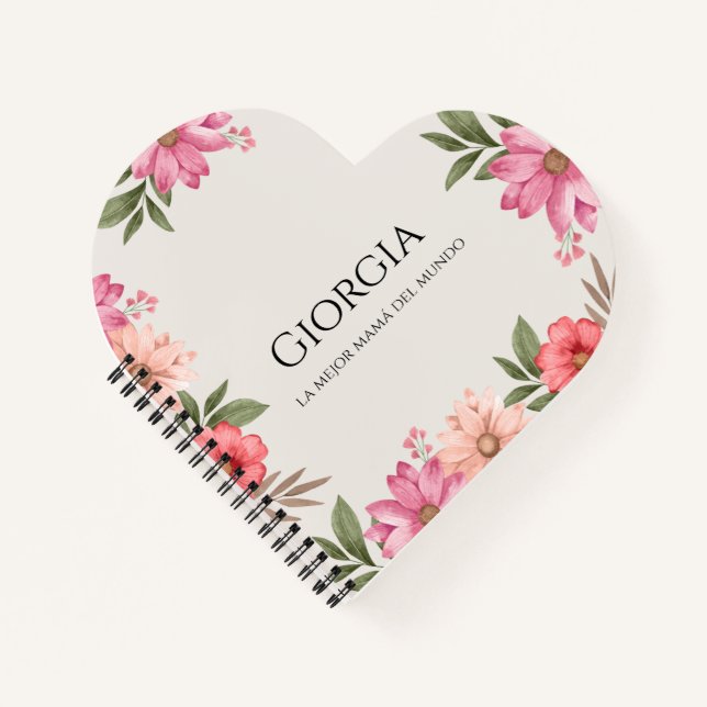 La mejor mamá del mundo notizbuch (Vorderseite)