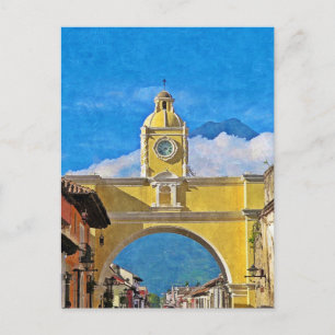 La Merced Arch - Antigua Postkarte