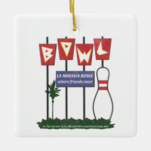 La Mirada Bowl vintage abgenutzt retro Keramikornament