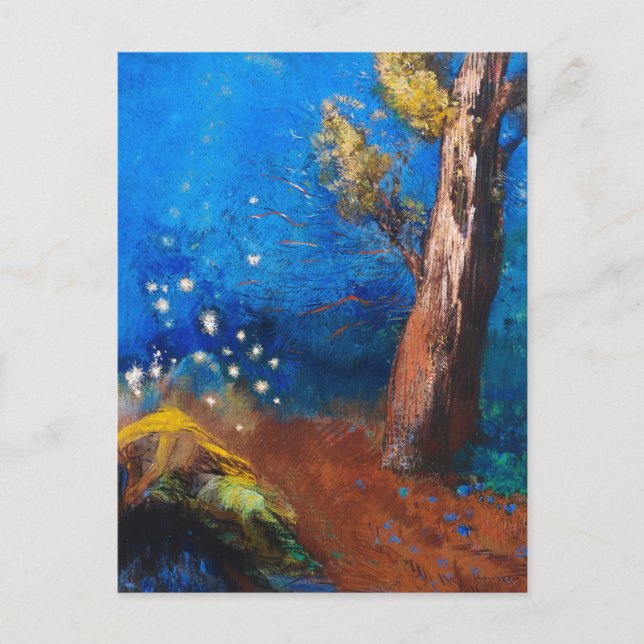 La Mort de Bouddha | Odilon Redon Postkarte (Vorderseite)
