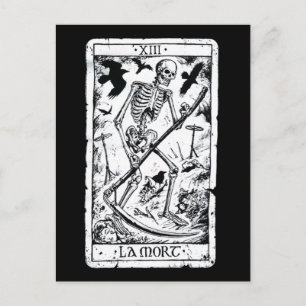 La Mort Tarot Card Postkarte