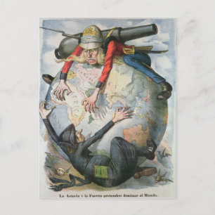 La Mosca Roja Postkarte