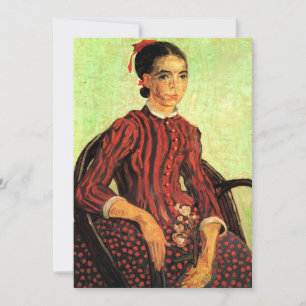 La Mousme, Sitzung von Vincent van Gogh Einladung