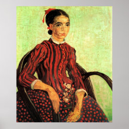 La Mousme, Sitzung von Vincent van Gogh Poster