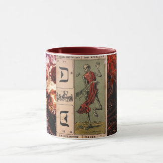 La Muerte Tarot Card Kaffeekarte Tasse