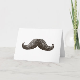 La Mustache (horizontal) Karte