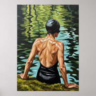 LA NAGEUSE DE LA RIVIÈRE (The River Swimmer) - Ori Poster