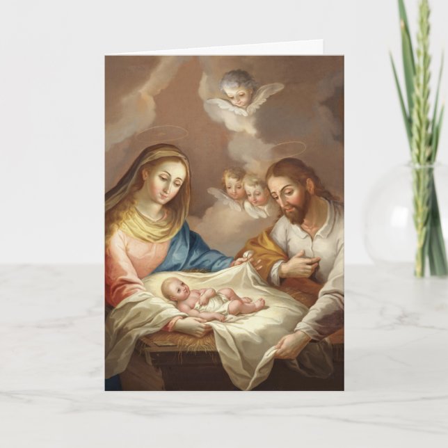 La Natividad Feiertagskarte (Vorderseite)